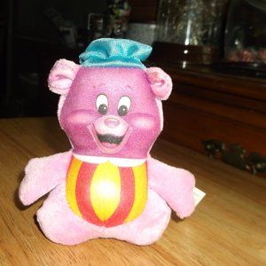 vintage fisher price cubbie gummi bouncing ball bear.